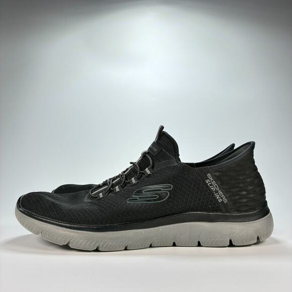 Skechers Summits High Range Black Slip On Walking Shoes 232457W Men's Size 11 - Picture 4 of 11